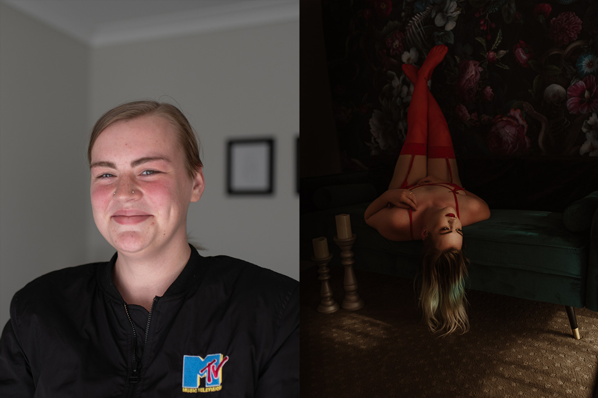 lingerie boudoir shoot